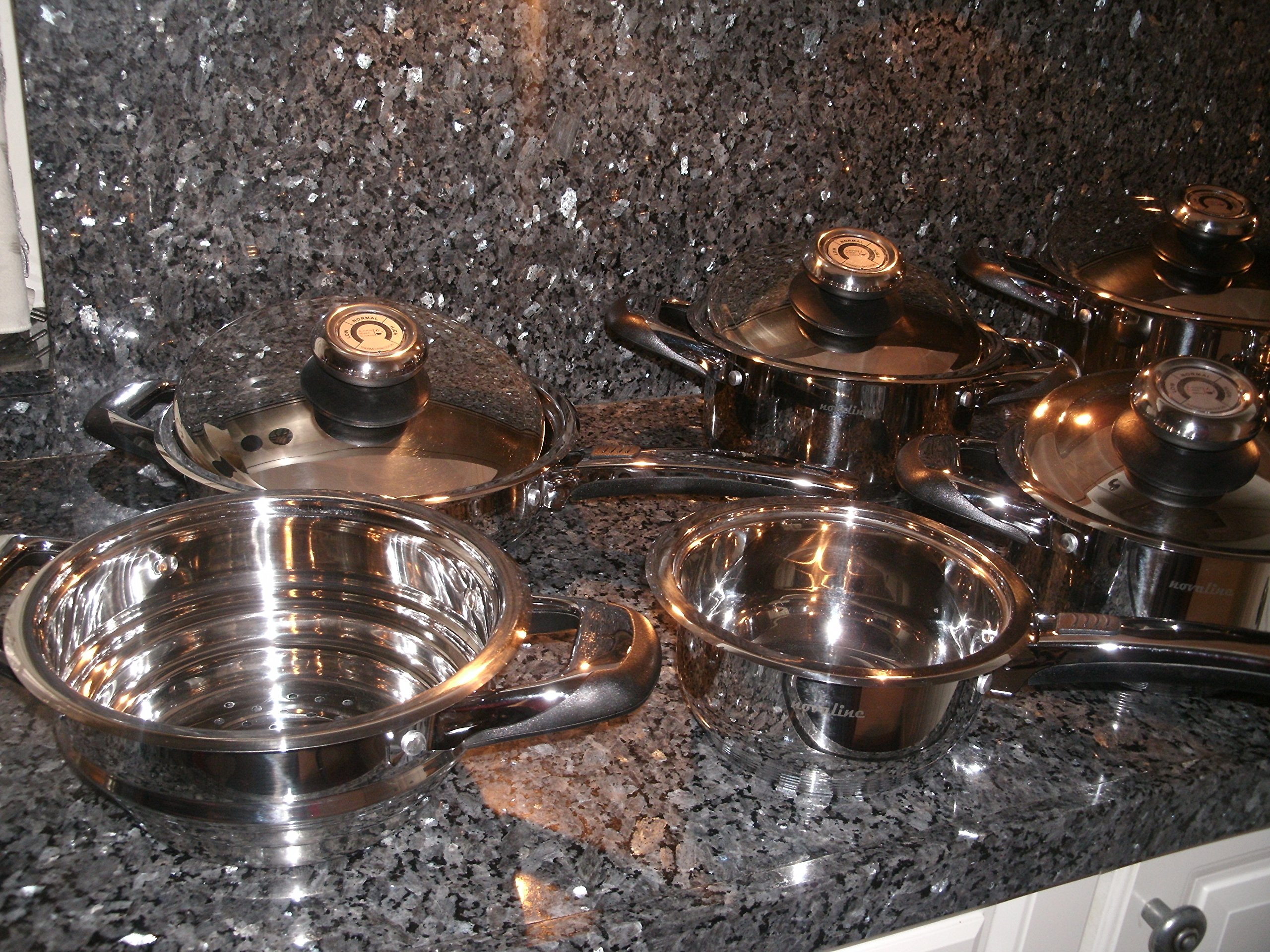 SwissAMCmade Cookware Pot set 12 piece Casserole Warranty 1700