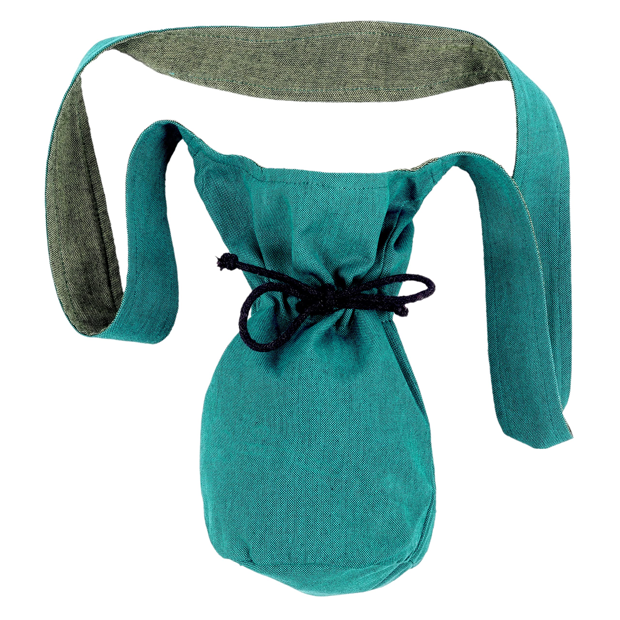 HEMAD Bag - Medieval-Larp Cotton Drawstring Bag - green - Small Size