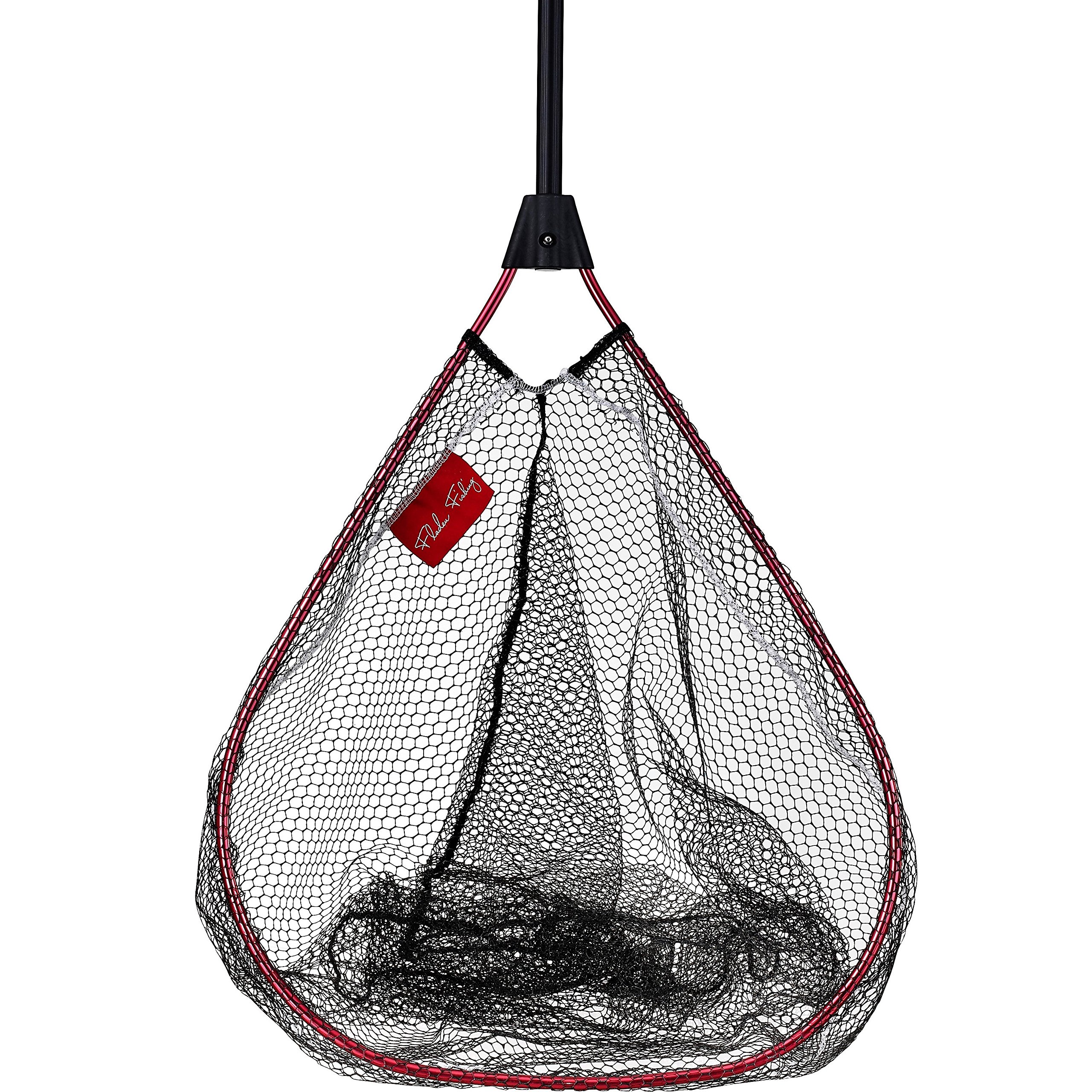 FLADEN Fishing - 1.3m MAXXIMUS Wide Mouth/Deep Body All Rounder Coarse Lake Landing Net (130cm x 50cm x 60cm) with Folding Handle [32-3270]