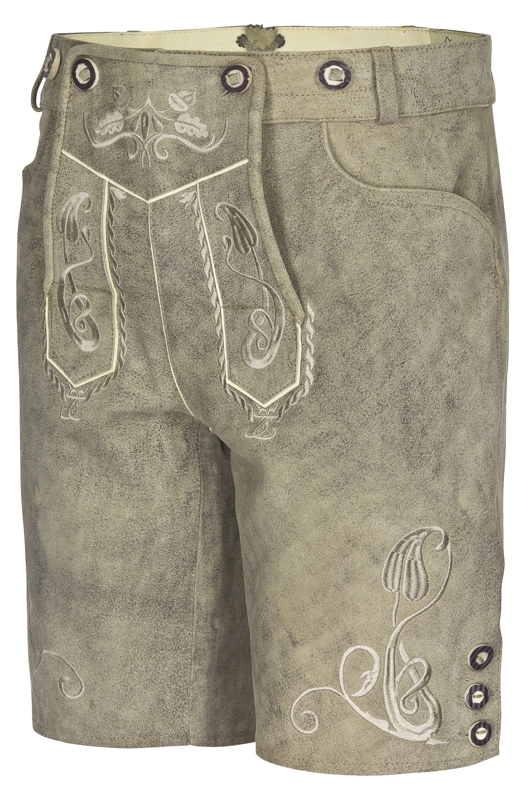 Schöneberger Trachten Couture Men's Bergkristall Bright Antique German Bavarian Lederhosen Oktoberfest Leather Trouser