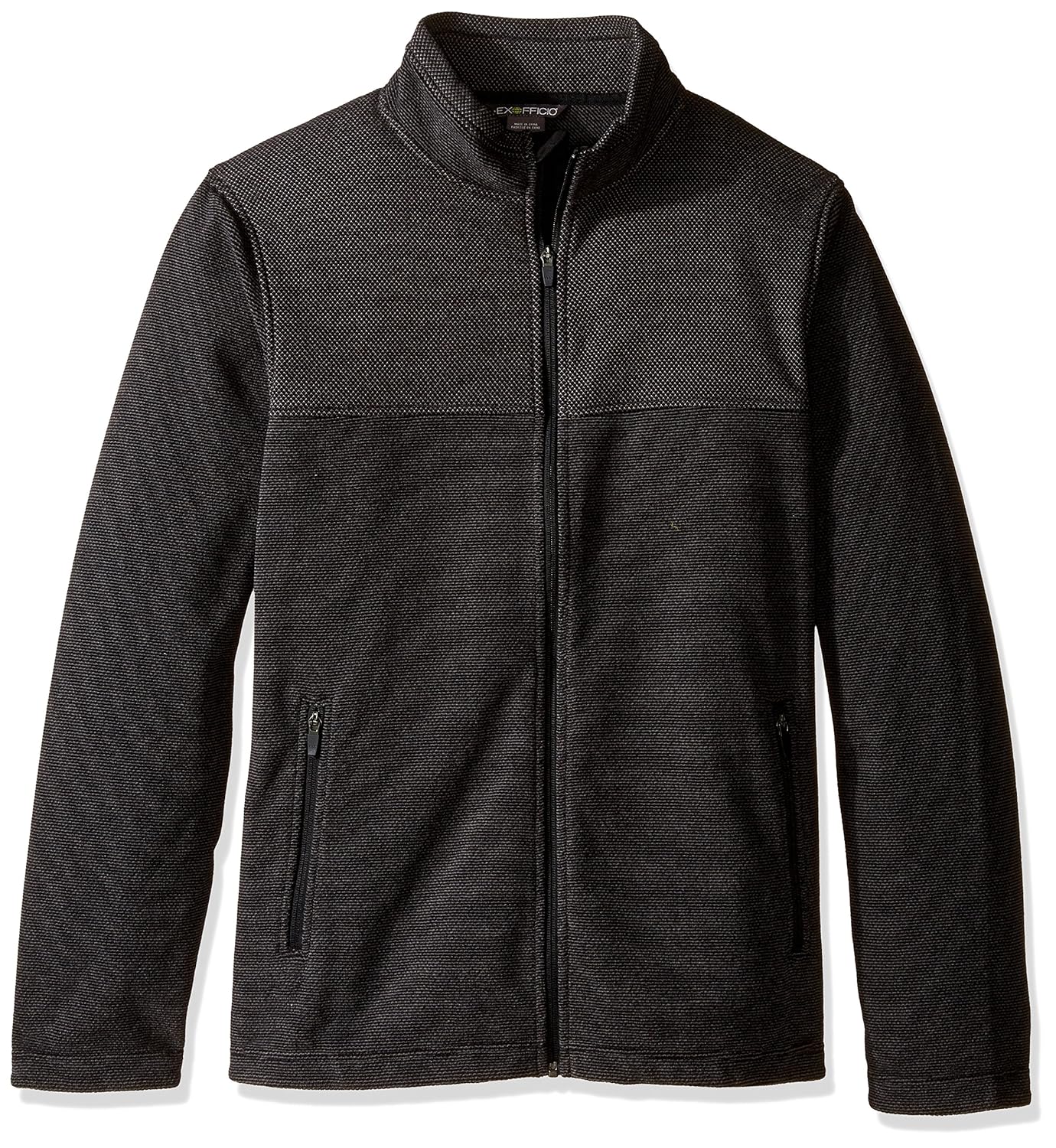 ExOfficio Pile Uomo Vergio Full Zip - Nero, Medium - Foto 1 di 3