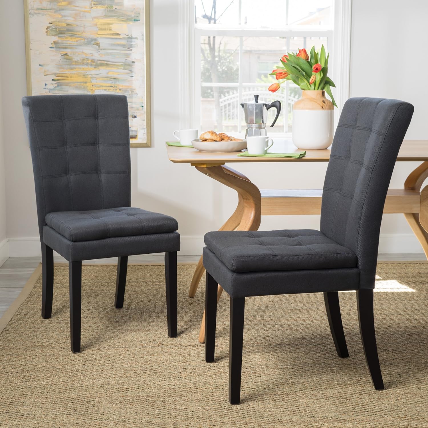 Best Kitchen Chair , Charcoal Grey