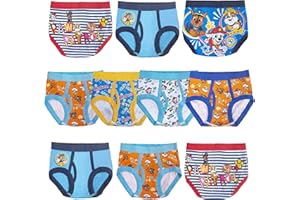 Paw Patrol boys 100% Combed Cotton Underwear Multipacks With Chase, Skye, Rubble & More in Sizes 18m, 2/3t, 4t, 4, 6, 8