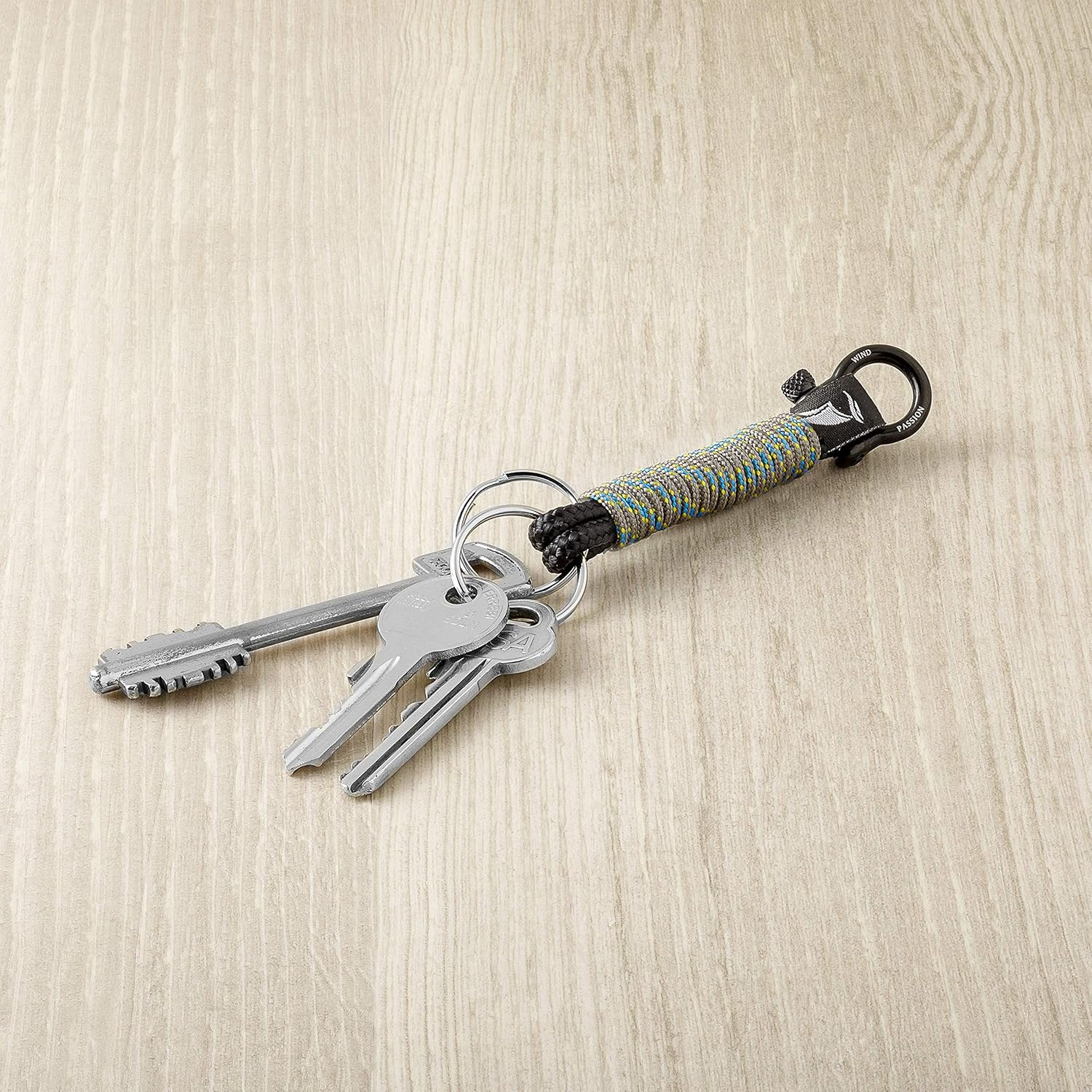 Wind Passion - Paracord Nautical Keychain for Men & Women Who Love Adventures, Grey Chill - Image 5