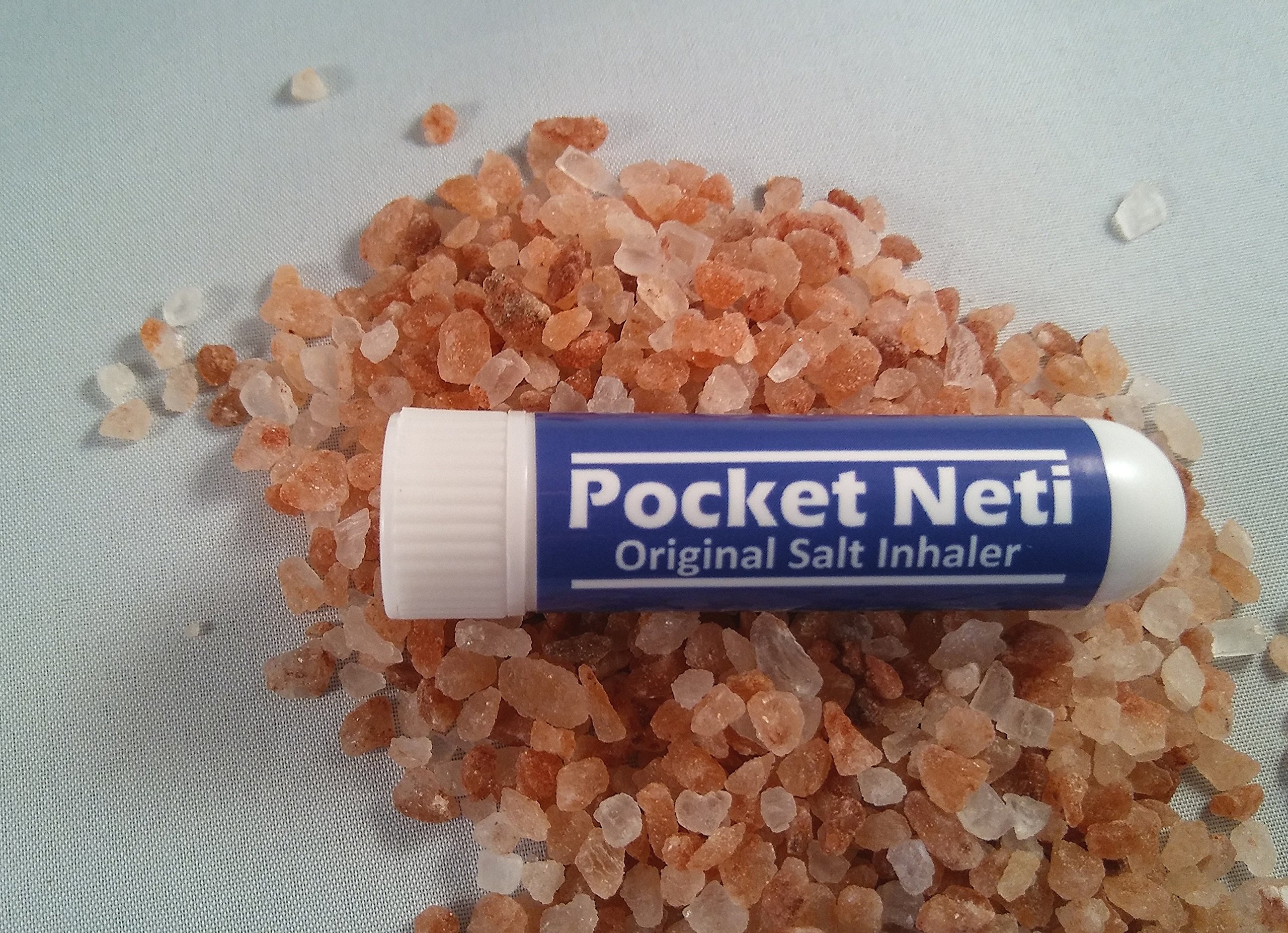 Basic Vigor Himalayan Salt Pipe Inhaler (No Scent, No Essential Oils) 2 Pack Portable Salt Therapy by Pocket Neti