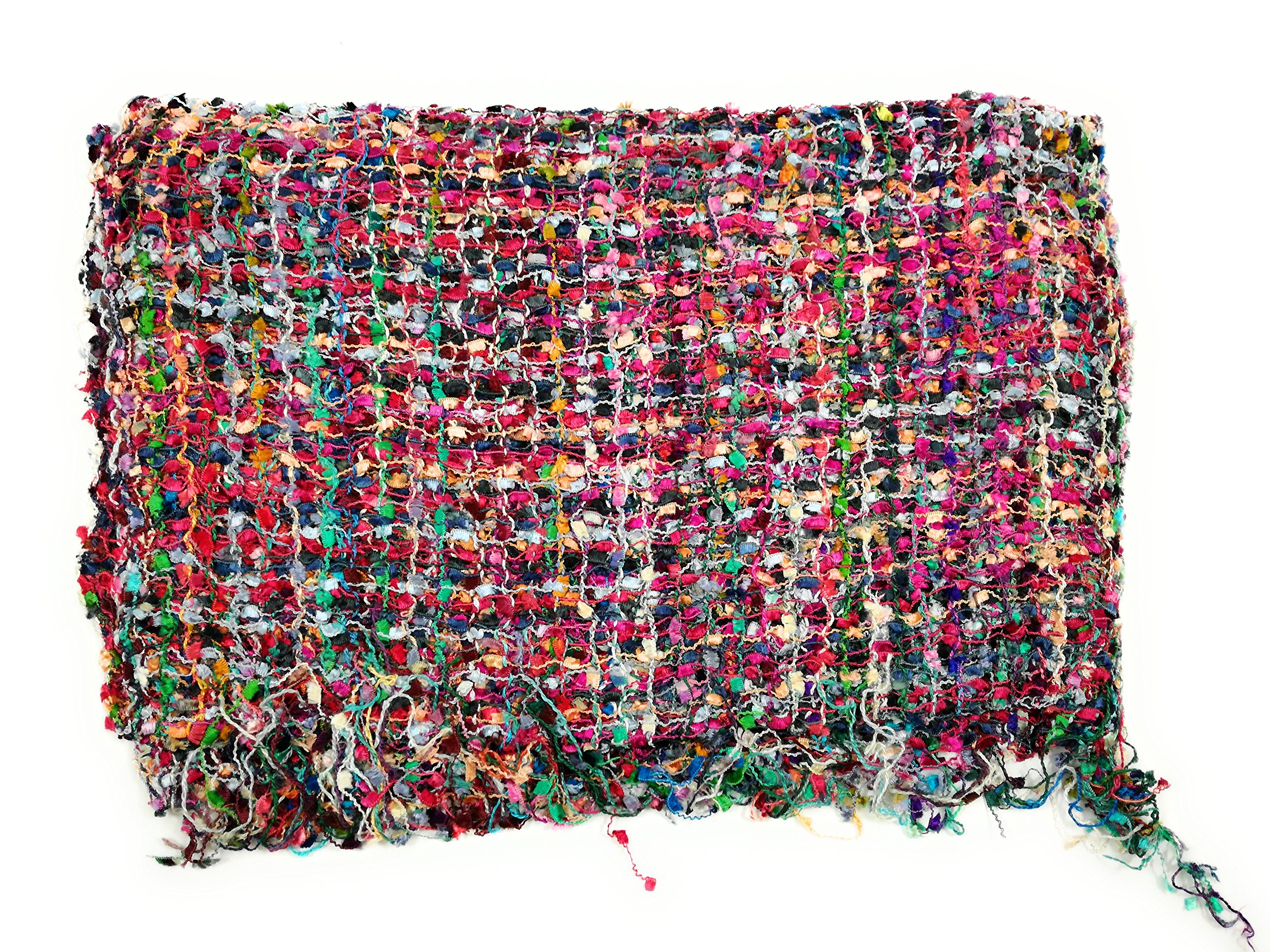 Handmade Fair Trade Confetti Neck Scarf (Rose)