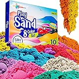 LITTLE CHUBBY ONE 8 Color Kids Play Sand Set - 5