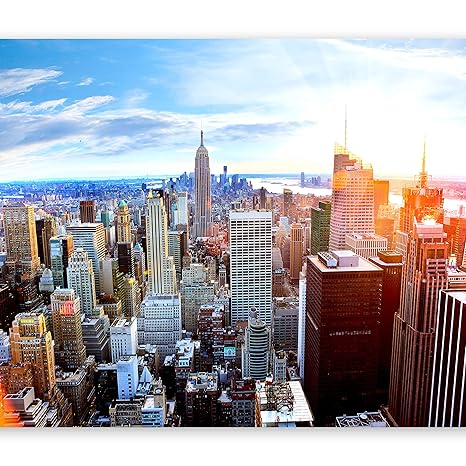 murando - Fototapete New York 400x280 cm - Vlies Tapete - Moderne Wanddeko - Design Tapete - Wandtapete - Wand Dekoration - S