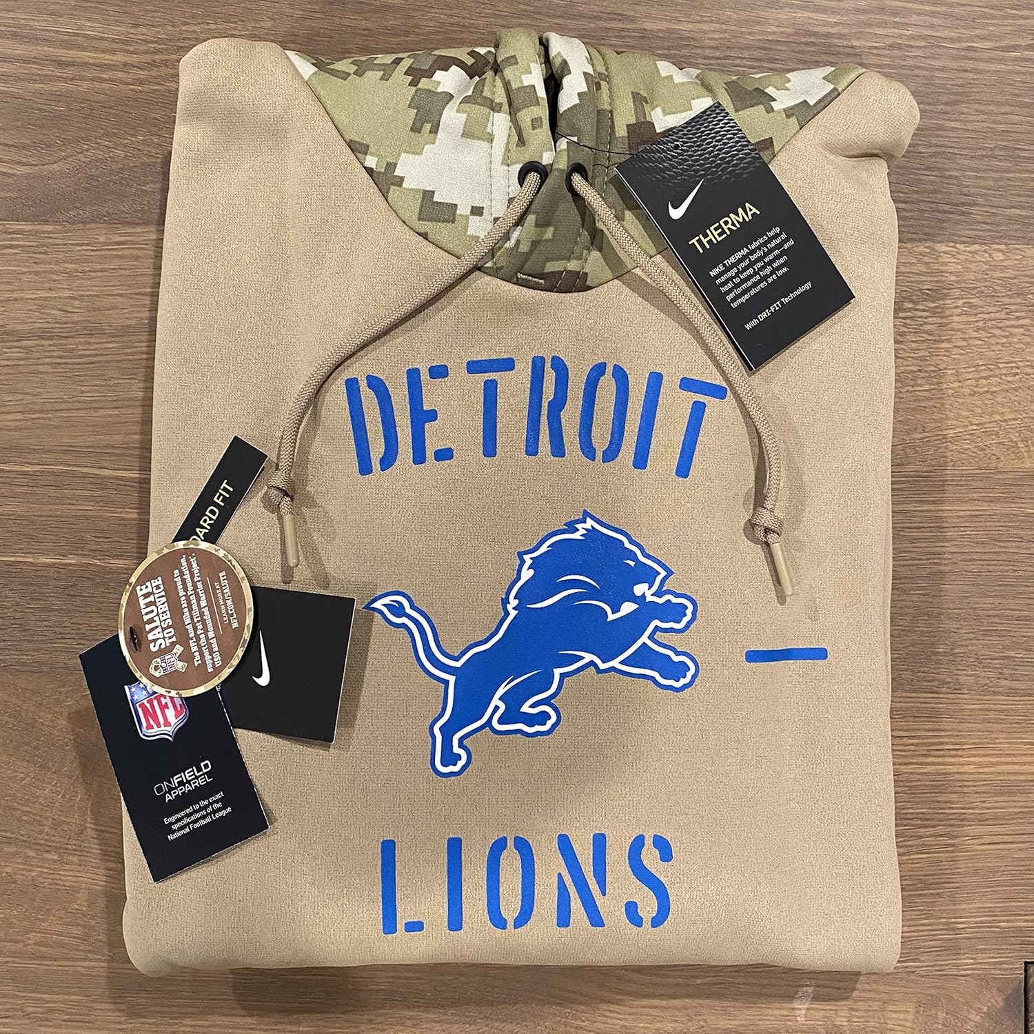salute to service lions hoodie