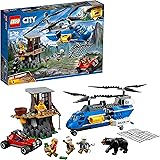 LEGO 60173 City Police Mountain Arrest Building Set, Buggy and Helicopter Toy, Police Toys for Kids