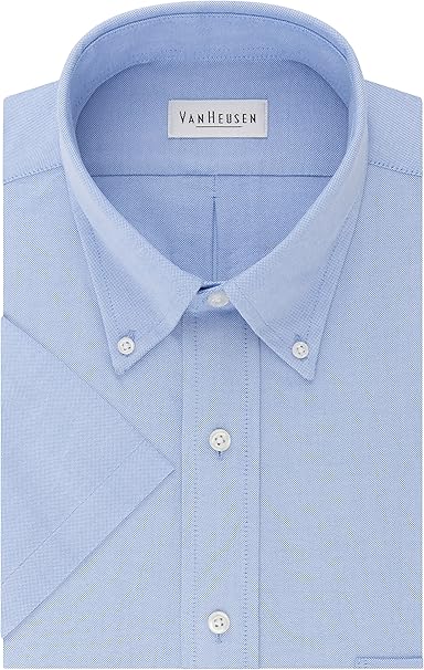 van heusen mens dress shirts regular fit oxford solid button down collar