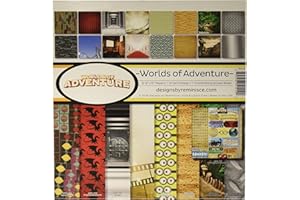 Reminisce Worlds of Adventure Collection Kit, Multicolor, 12" by 12", (WOA-200)