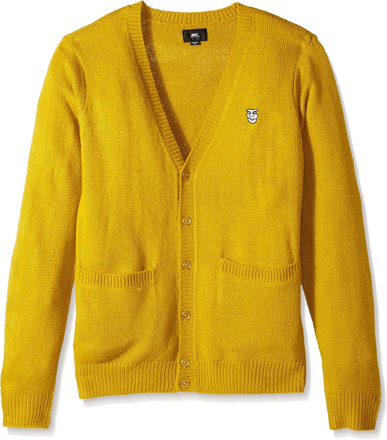 yellow obey sweater