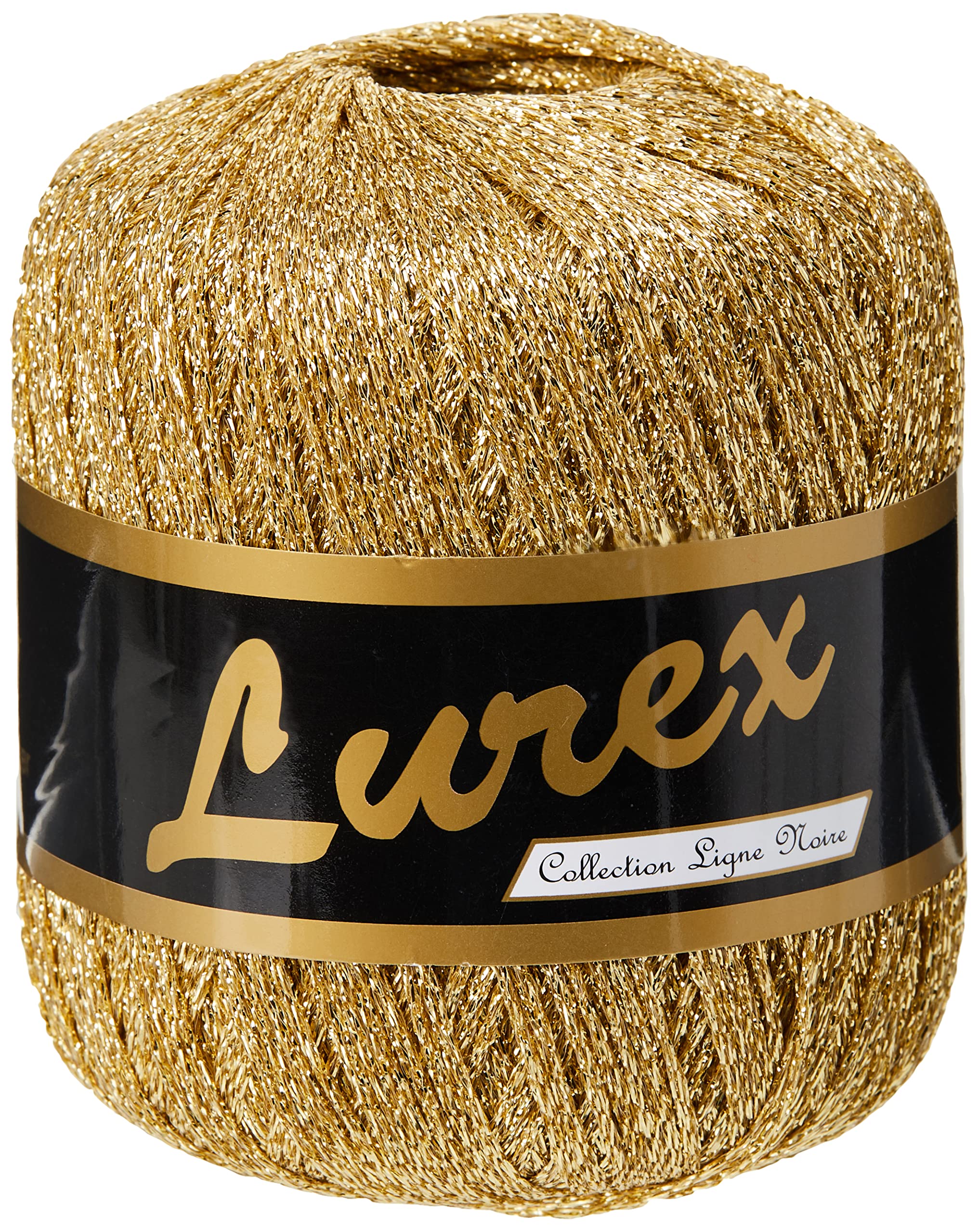 Lammy Yarns Holland Lurex Glitter Filato Col.02 Lot. 111120 L: 160 m, oro, 25 g