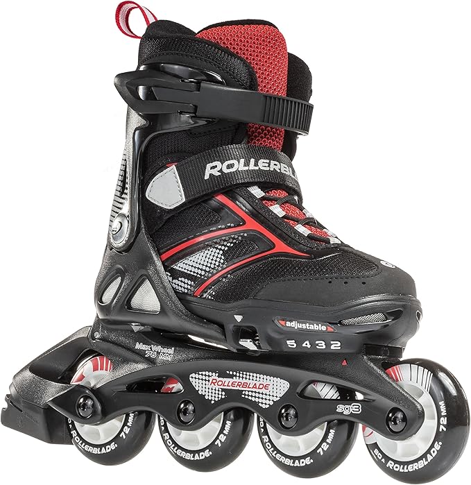 Youth Performance Inline Skates Rollerblade Spitfire XT Girls Adjustable Fitness Inline Skate