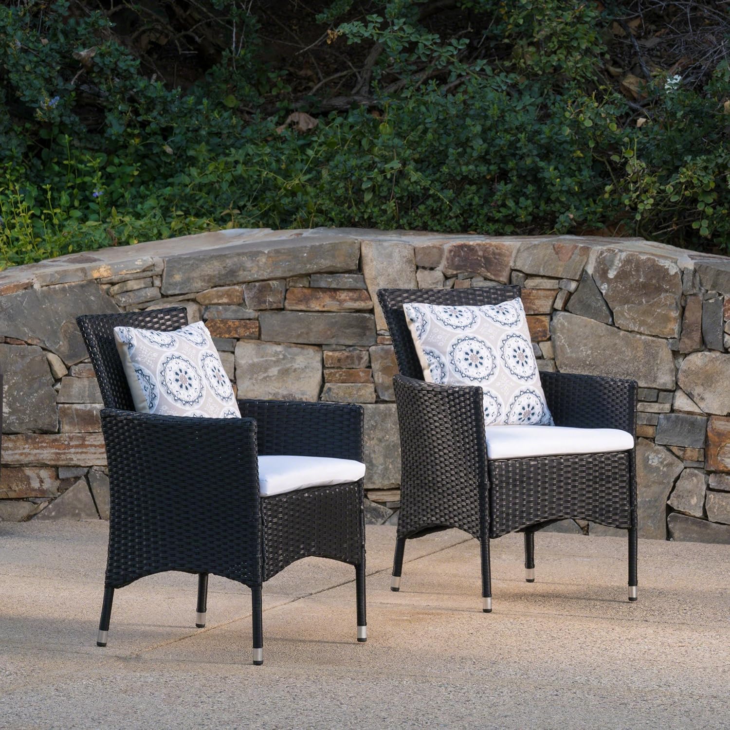 Best Black Outdoor Club Chair Set Of 2