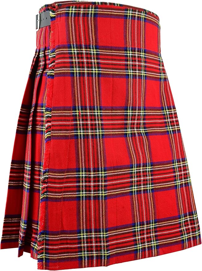 Hamilton Kilts Scottish Traditional Mens Kilt Royal Stewart Tartan