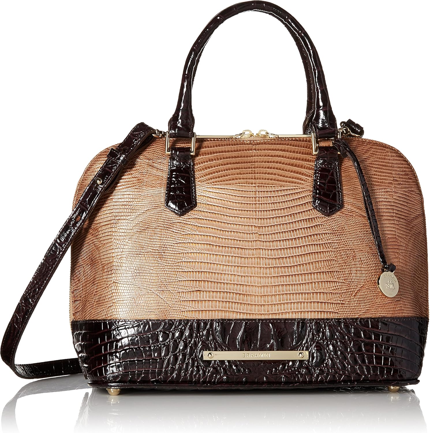 Brahmin Vivian Satchel Bag, Cabana, One Size Handbags