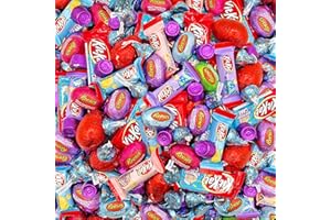 LAETAFOOD Easter Chocolate Candy Variety Pack - HERSHEY'S KISSES, Eggs, KITKAT Bars, ROLO (3 Pound Bag - Approx. 150 Count)