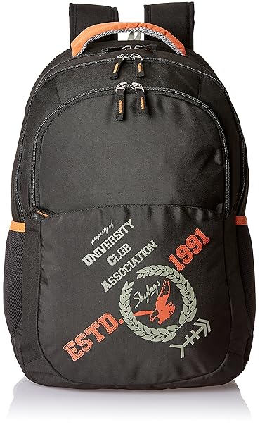 Skybags Geek 48 Ltrs Black Laptop Backpack (GEEK01BLK)