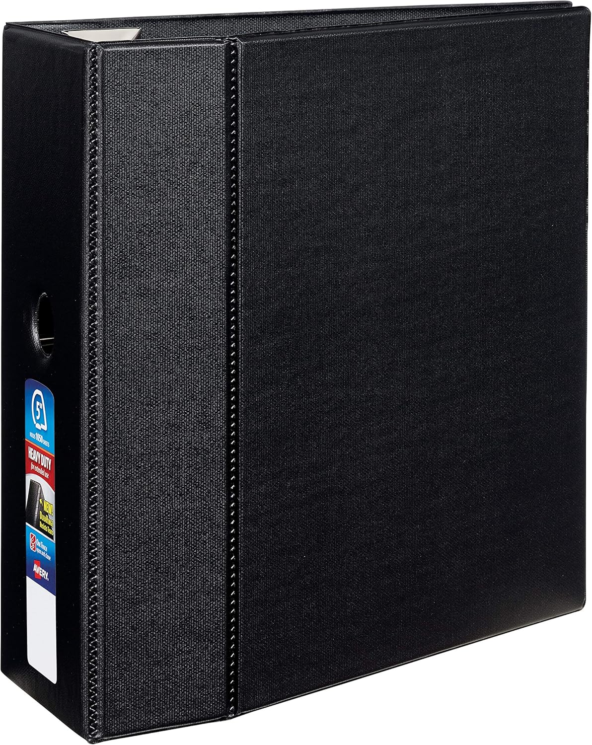 Avery Heavy-Duty Binder with 5-Inch One Touch EZD Ring, Black (79986)