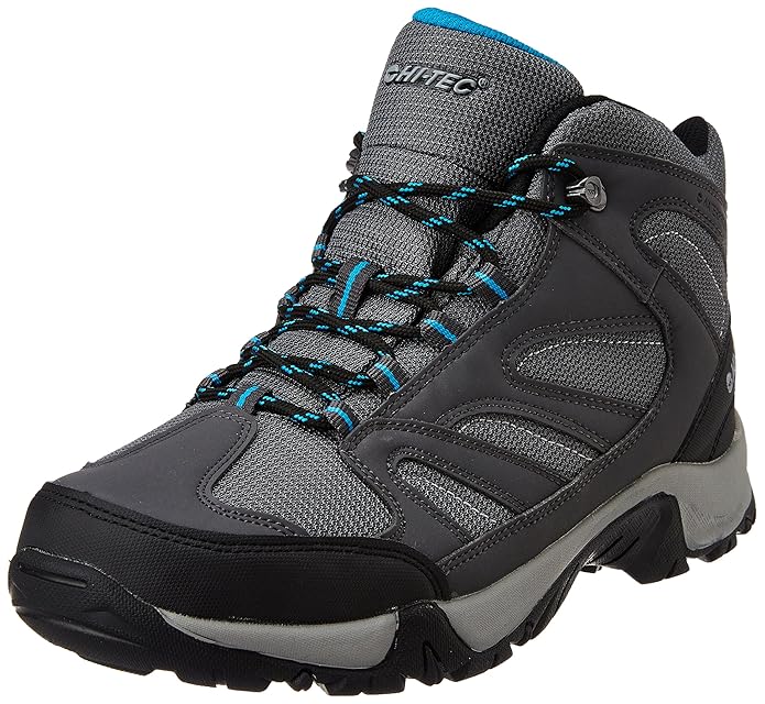 HiTec Unisex Pioneer Wp Charcoal, Cool Grey and Black