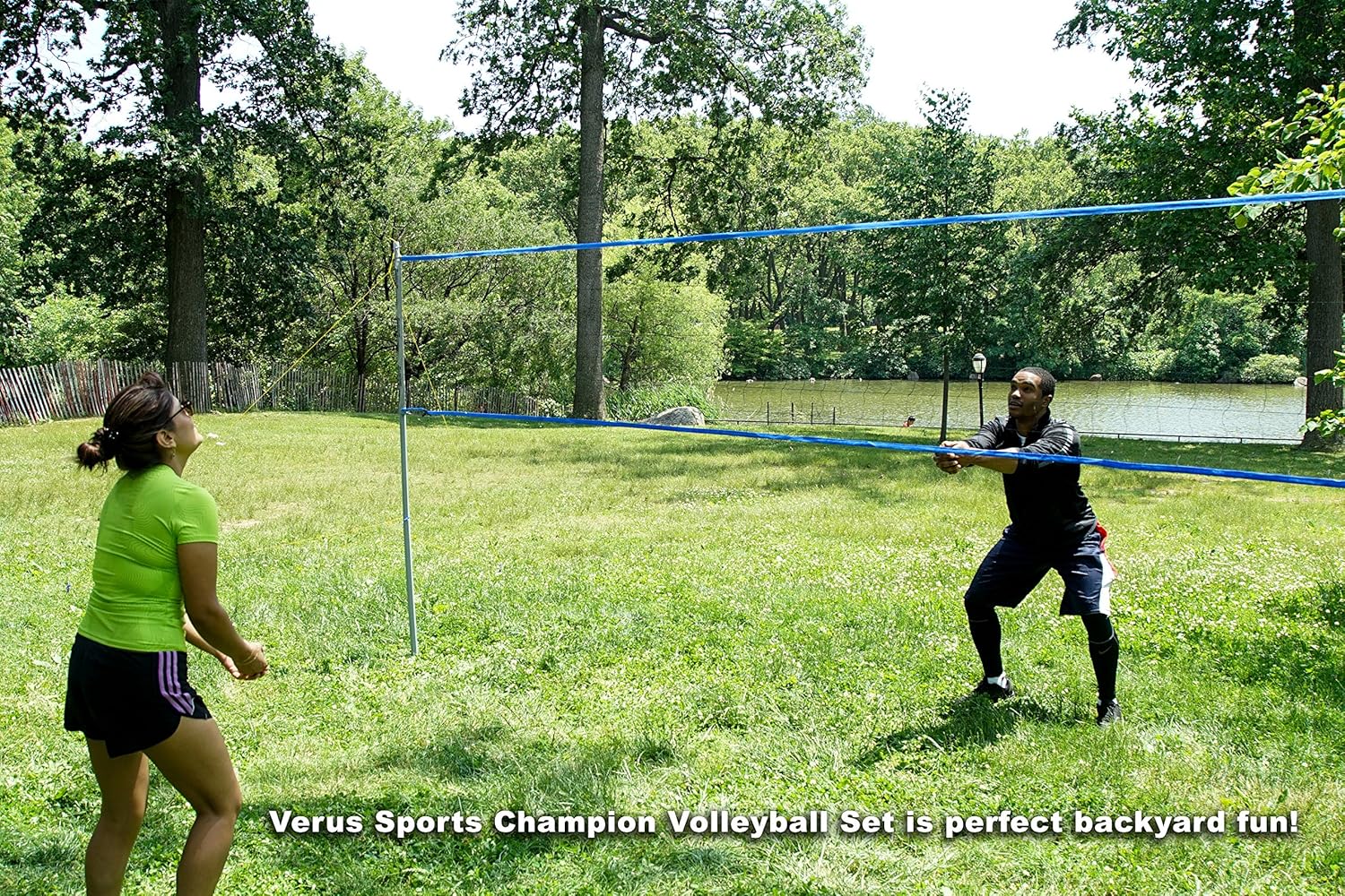 Amazon Com Verus Sports Championship Volleyball Set Volleyball