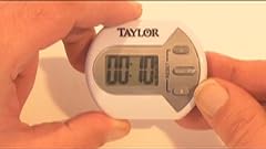 Taylor Timer, White/Silver (5806
