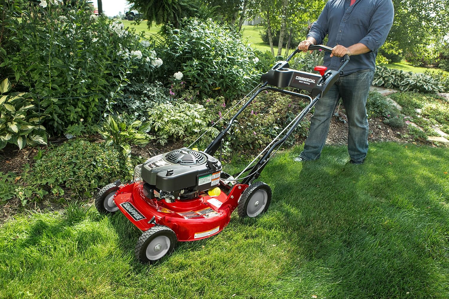 Amazon.com : Snapper CRP218520 / 7800968 NINJA 190cc Rear Wheel Drive  Variable Speed Commerial Series Lawn Mower with 21-Inch Deck, Ninja  Mulching Blade and ...