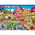 RoseArt - Kodak Premium - Colorful European Town - 1000 Piece Jigsaw Puzzle for Adults