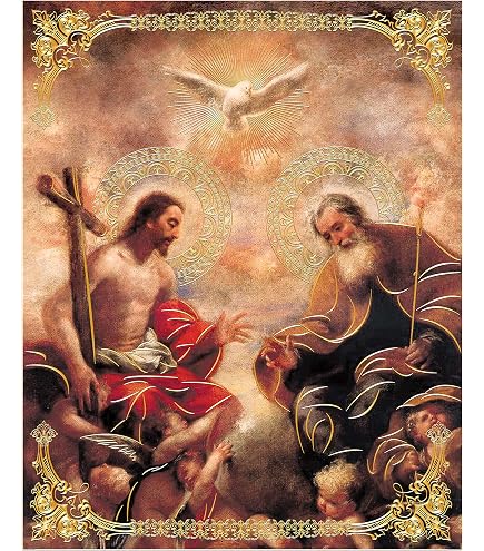 Amazon.com: Bodyard Vintage Tin Metal Sign Holy Trinity Icon