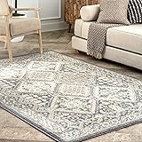 Amazon.com: nuLOOM Becca Vintage Tile Area Rug, 3' x 5', Beige : Home ...