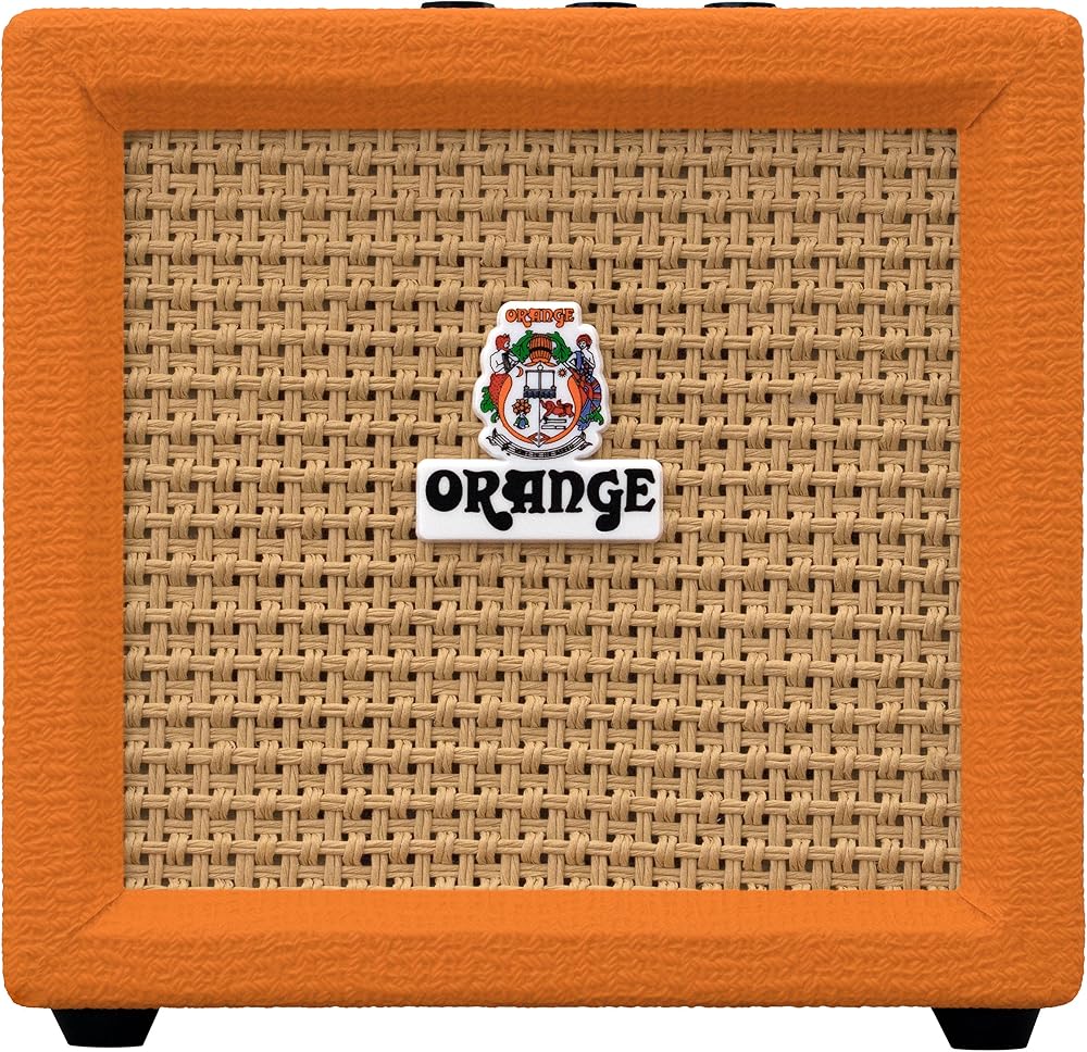 Orange Crush Mini 3W Portable Guitar Amp with Tuner Aux Headphone
