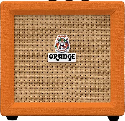 Orange Crush Mini 3W Portable Guitar Amp with Tuner Aux Headphone