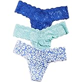 Cosabella womens Never Say Never Solid, Printed, Mix Low Rise Cutie Thong 3 Pack