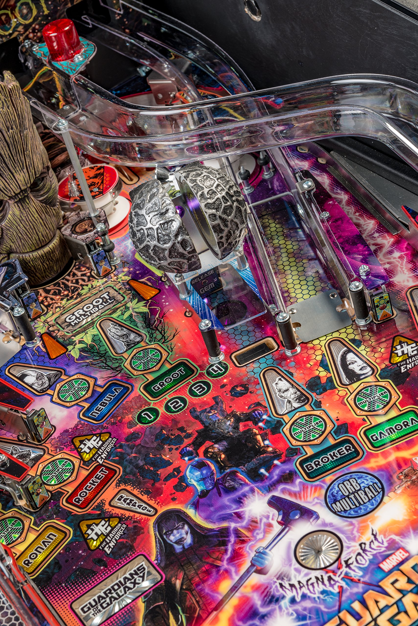 Stern Pinball Guardians of the Galaxy Arcade Pinball Machine, Pro
