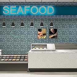 KoolMore KM-SR46-WH Glass Sushi Display Case
