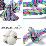 Aitmexcn Dog Rope Toys 37 Inch Five Knots Indestructible Chew Tug Toy view 3