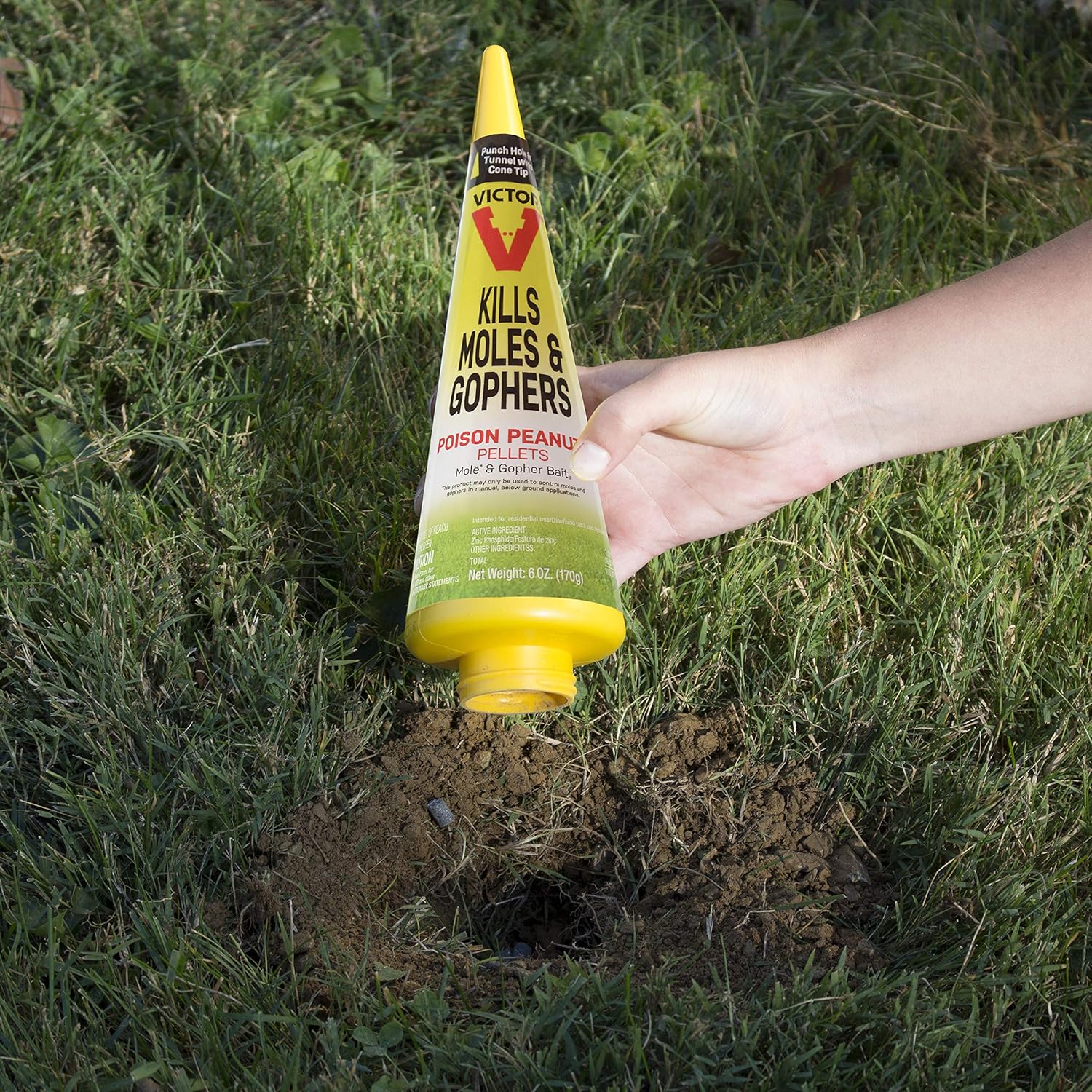 Victor M6006 Mole & Gopher Poison Peanuts : Garden & Outdoor