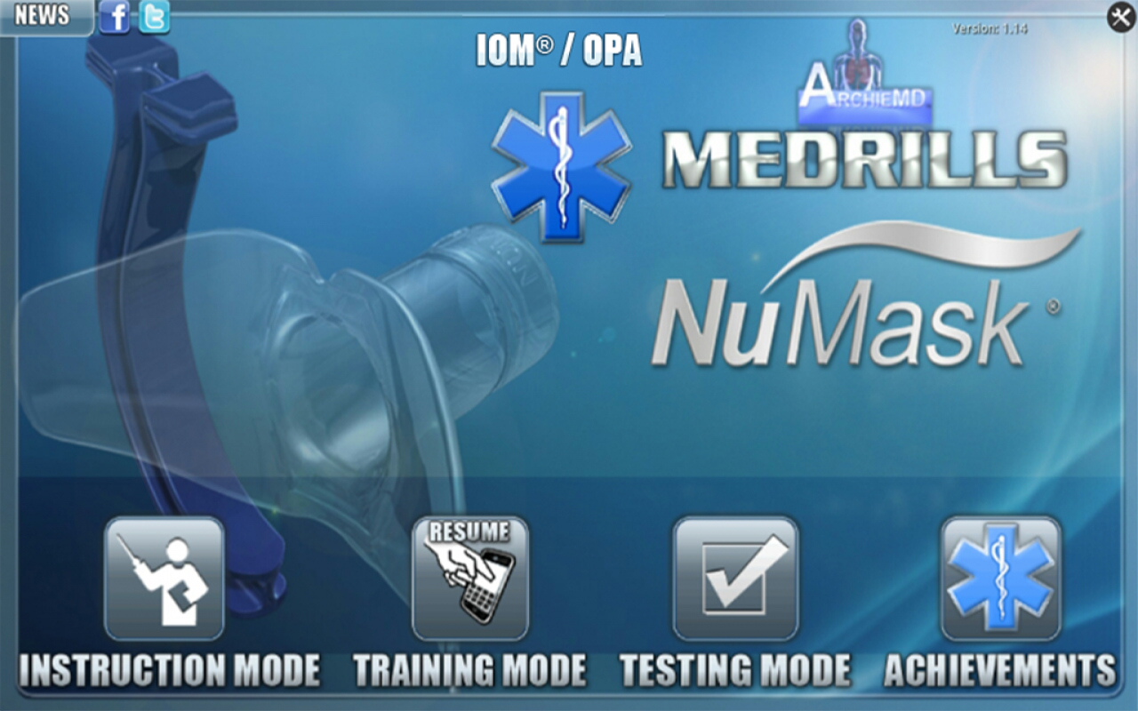 Medrills: NuMask IOM and OPA Training for EMS