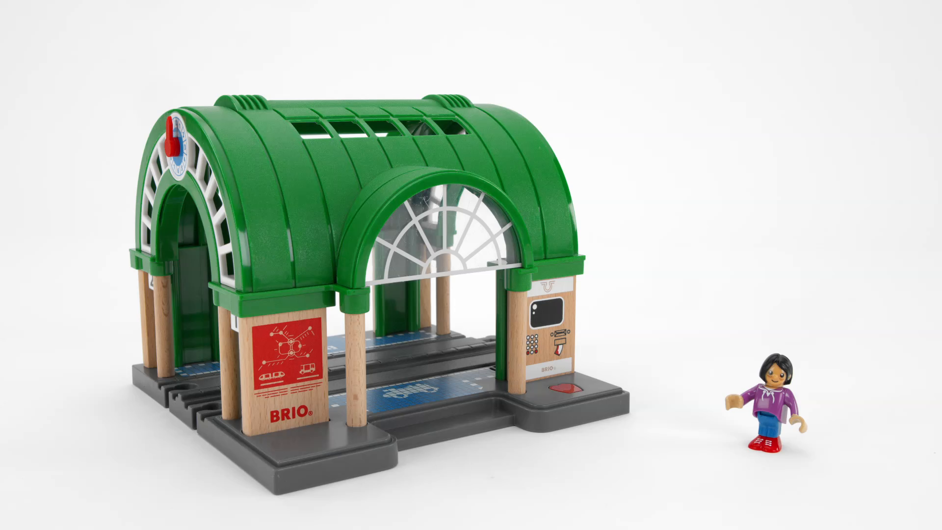 BRIO 33649 Großer Hauptbahnhof mit Ticketautomat – Bild 8