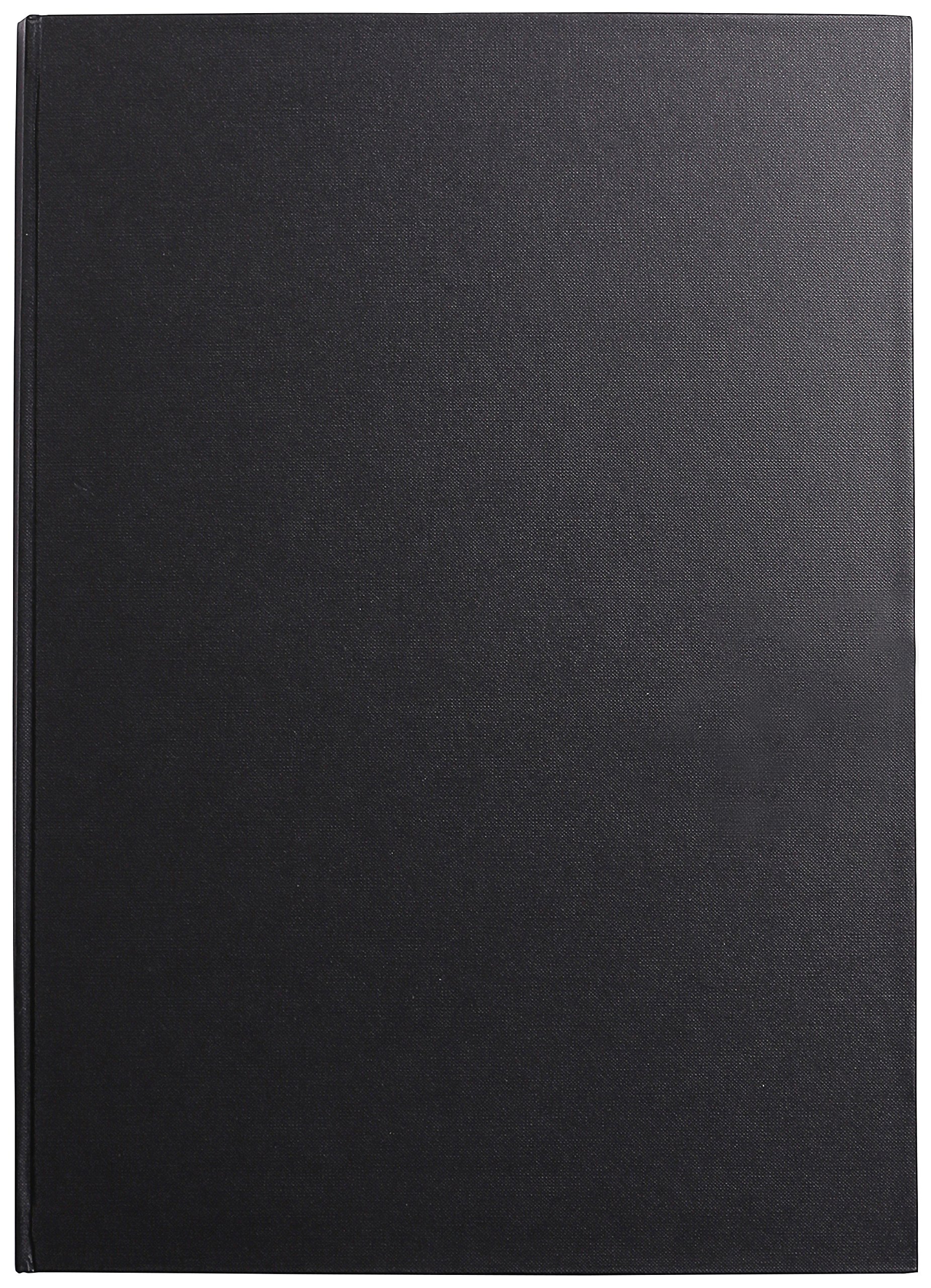 Clairefontaine - Ref 134241C - Goldline Casebound Pad (64 Ivory Sheets) - A3 (420 x 297mm) Size, 140gsm Paper, Portrait Layout - Black Cover - Suitable for Dry Techniques