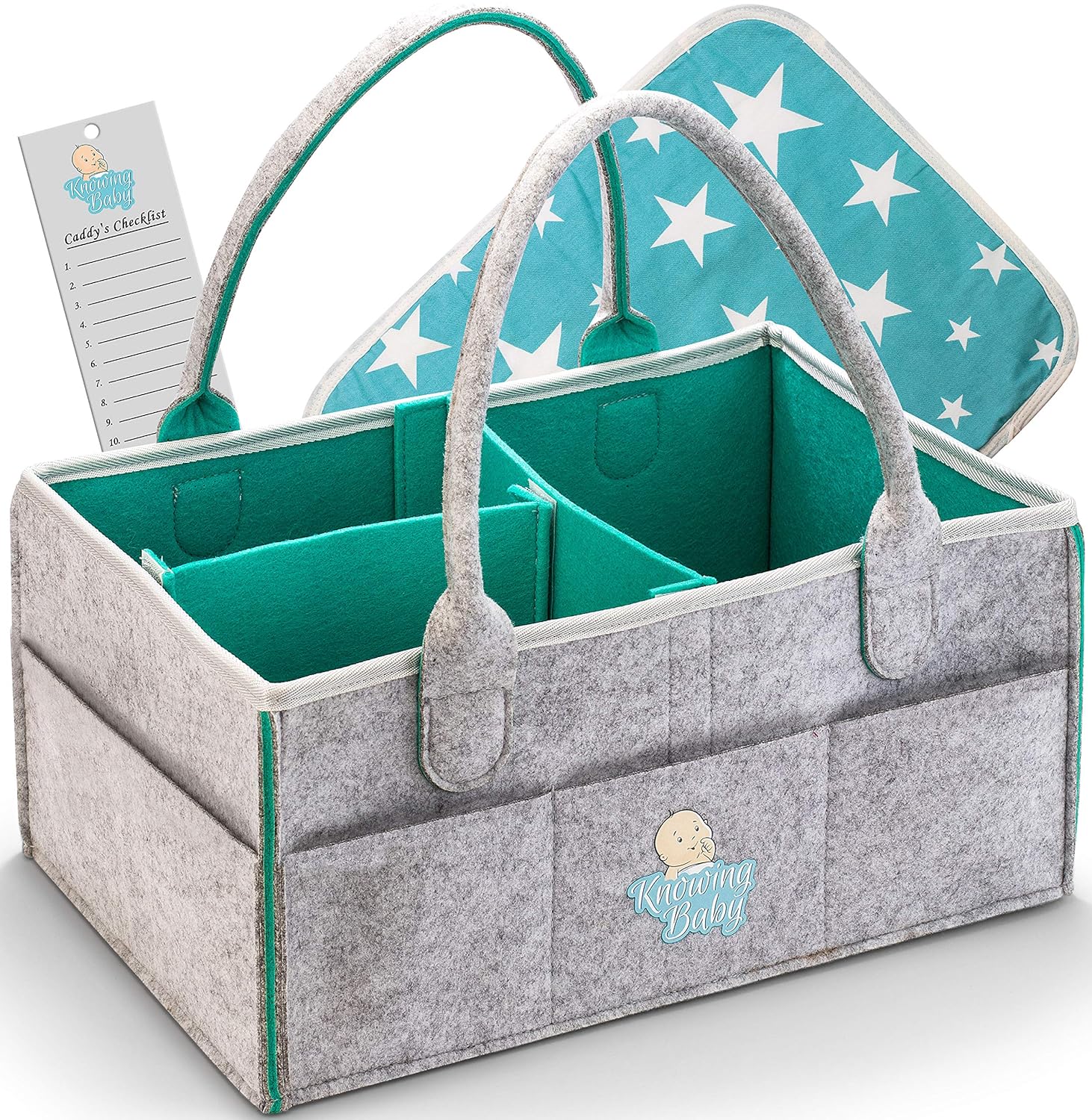 diaper basket for changing table
