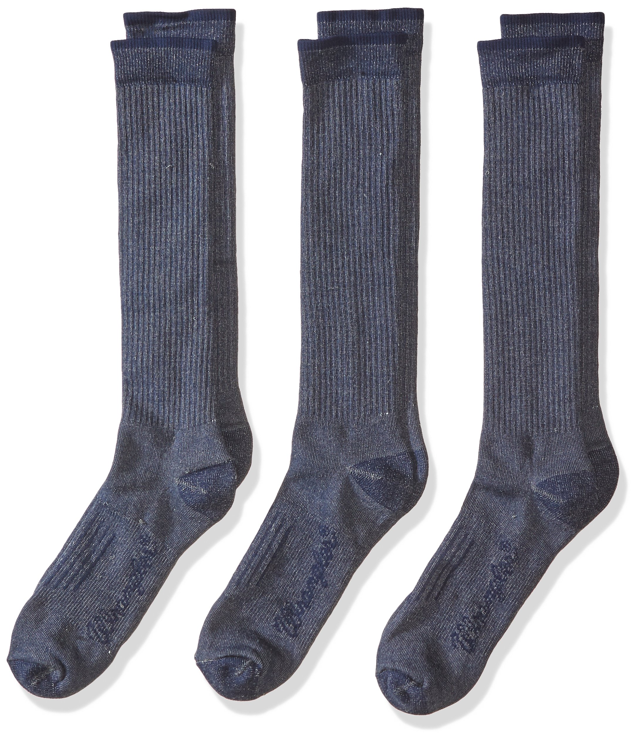 Wrangler Men's Lightweight Ultra Dri Over The Calf Boot Socks 3 Pair Pack