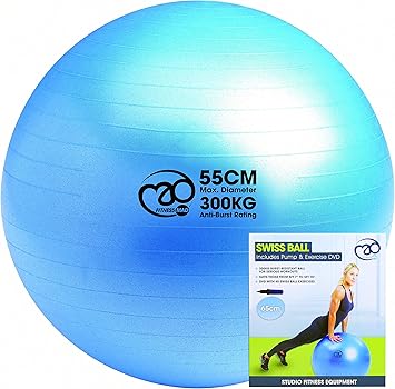 Fitness Mad Fitness - Bomba de Bola de Fitness, tamaño 55 cm ...