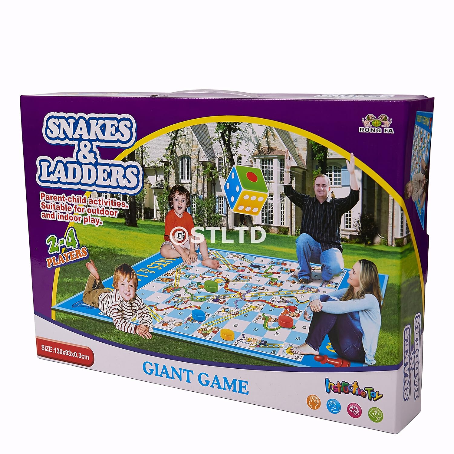 GIANT / JUMBO SIZE SNAKES & LADDERS KIDS GARDEN OUTDOOR INDOOR GAME