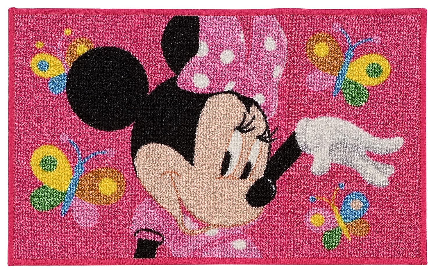Kinder Teppich Kinderteppich Minnie Mouse Butterfly Teppich