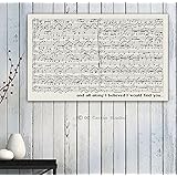 Framed canvas print. Music sheets custom canvas print. Custom canvas art print. Cotton framed canvas print. House decor. Gift for parents. Gift for musician.