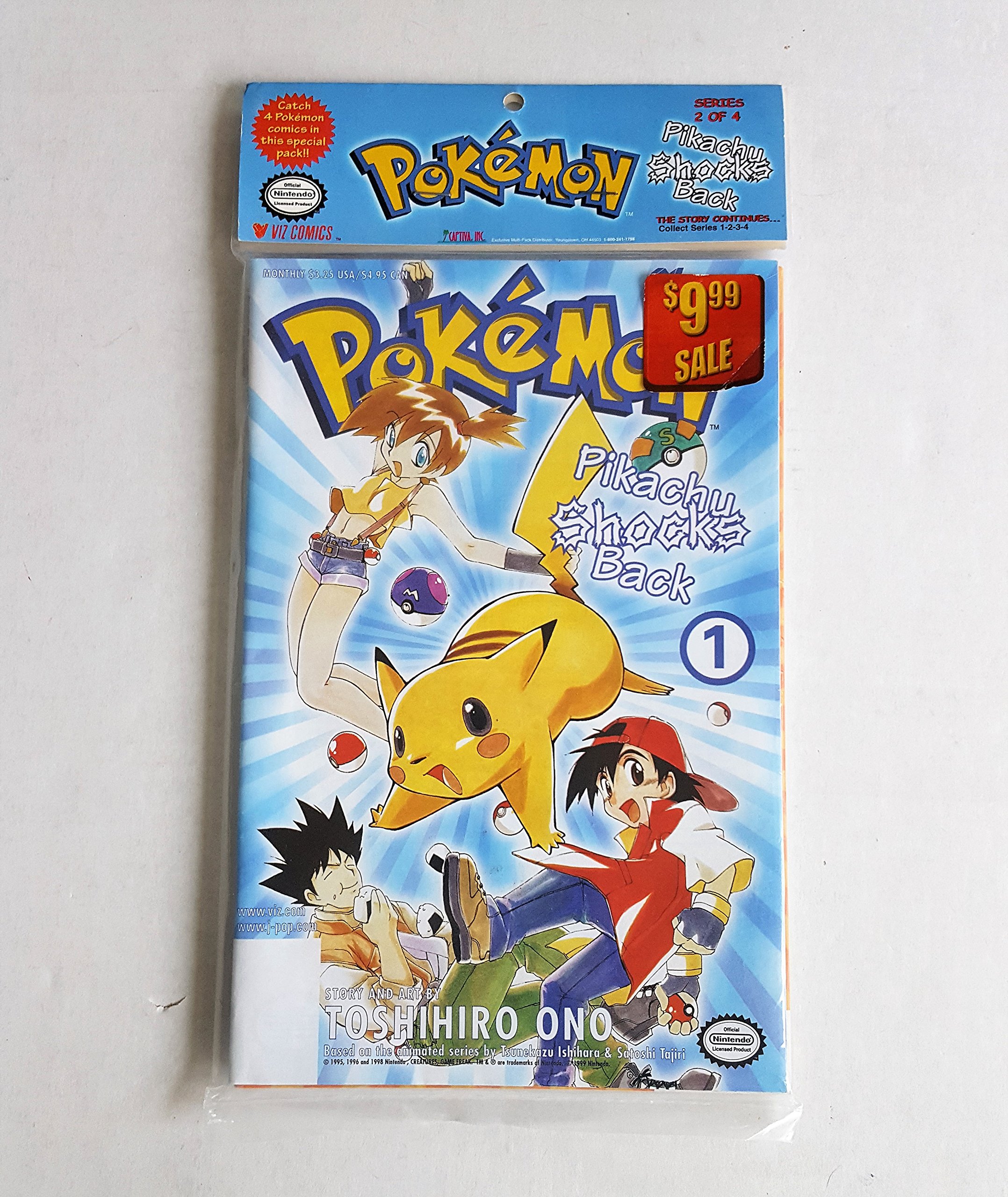 Pokemon Presents Pikachu Shocks Back Complete Set 1 4 Toshihiro Ono Books Amazon Com