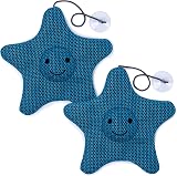 STAR SPLASH Hot Tub Scum Absorber Stars 3D Honeycomb Sponges 2 Pack 10x10 In view 1
